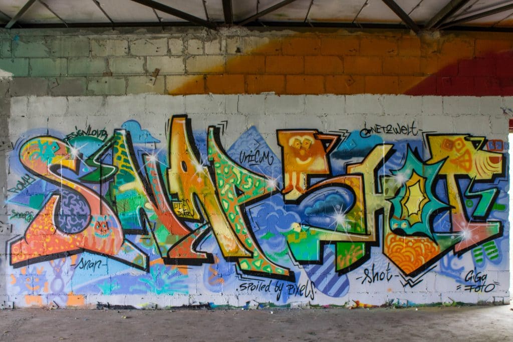 Snapshots - unser Graffito vom Workshop