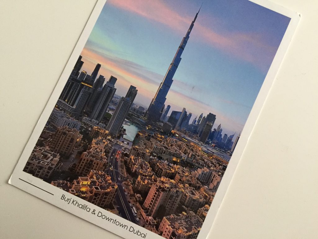 Burj Khalifa & Downtown Dubai, Postcard of the Week