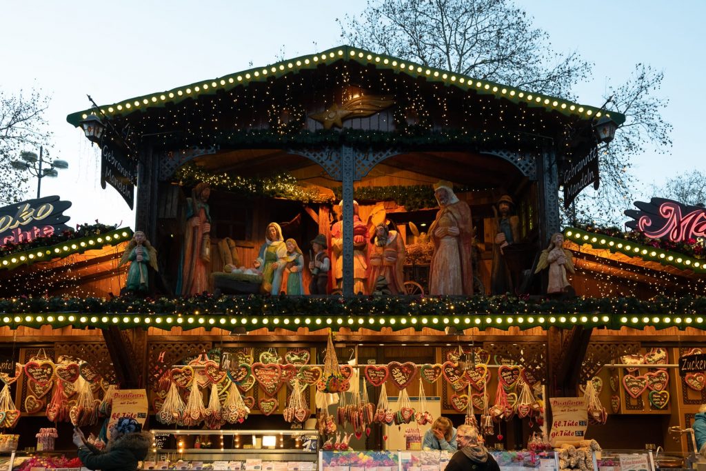 Stand auf dem Dortmunder Weihnachtsmarkt