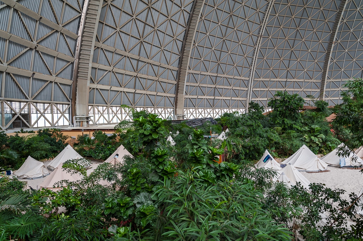 Zelte im Rainforest Camp