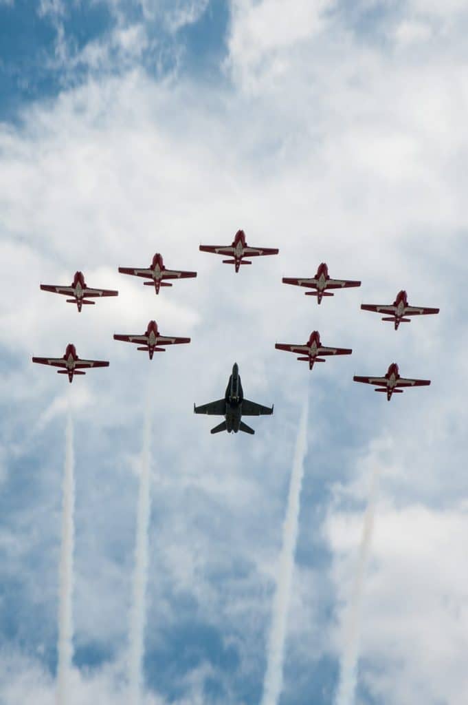 Snowbirds über Ottawa