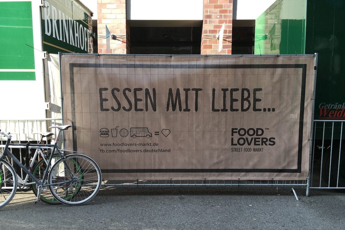 Motto der Food Lovers Street Food Märkte