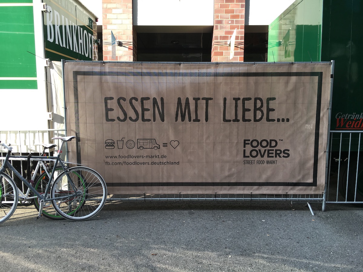 Motto der Food Lovers Street Food Märkte