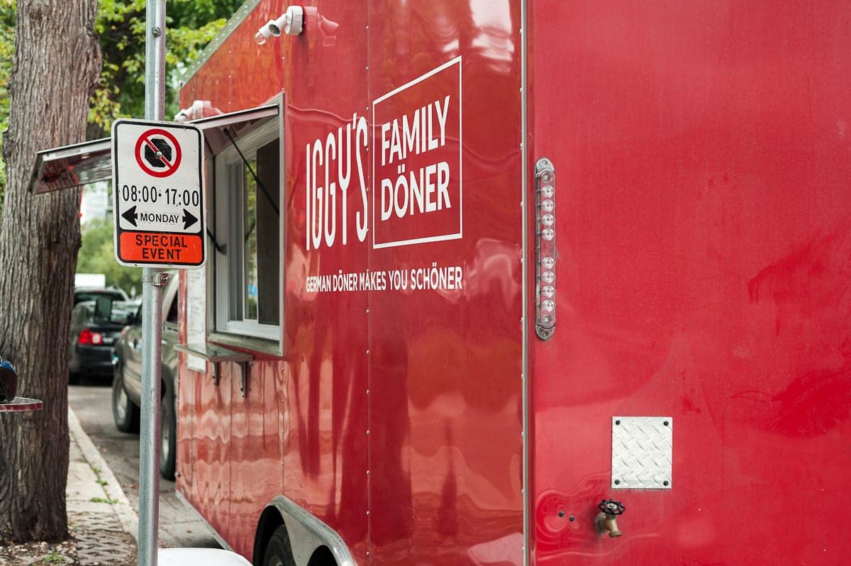 Iggy's Family Döner in den Straßen von Winnipeg