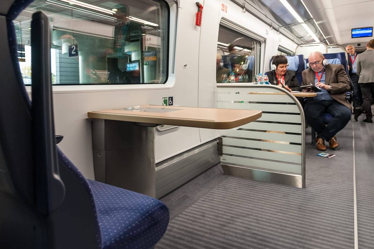 Rollstuhlbereich in Wagen 9