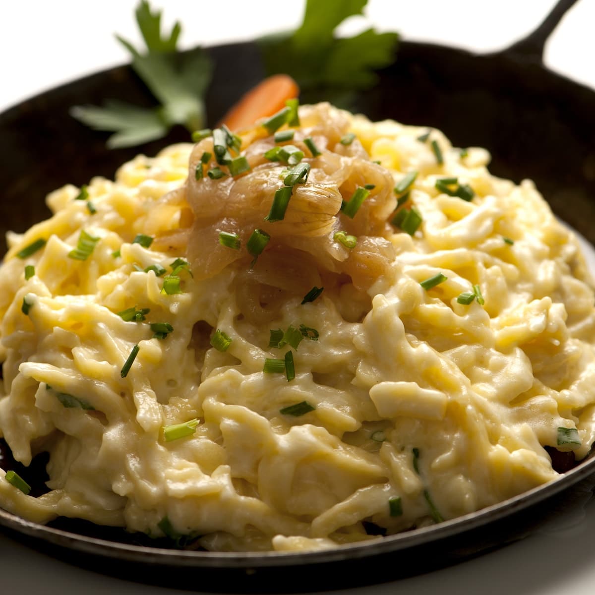 Käsespätzle © Landesmuseum Württemberg, Stuttgart; Foto: Hendrik Zwietas