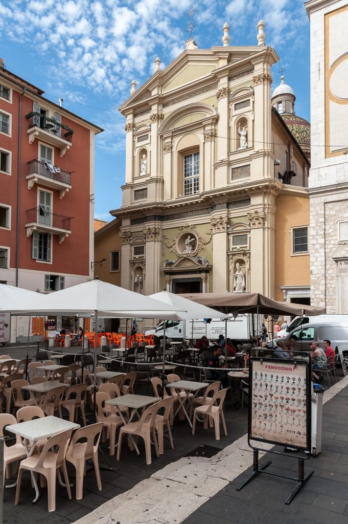Cathédrale Saint-Réparate am Place Rosetti, Nizza.