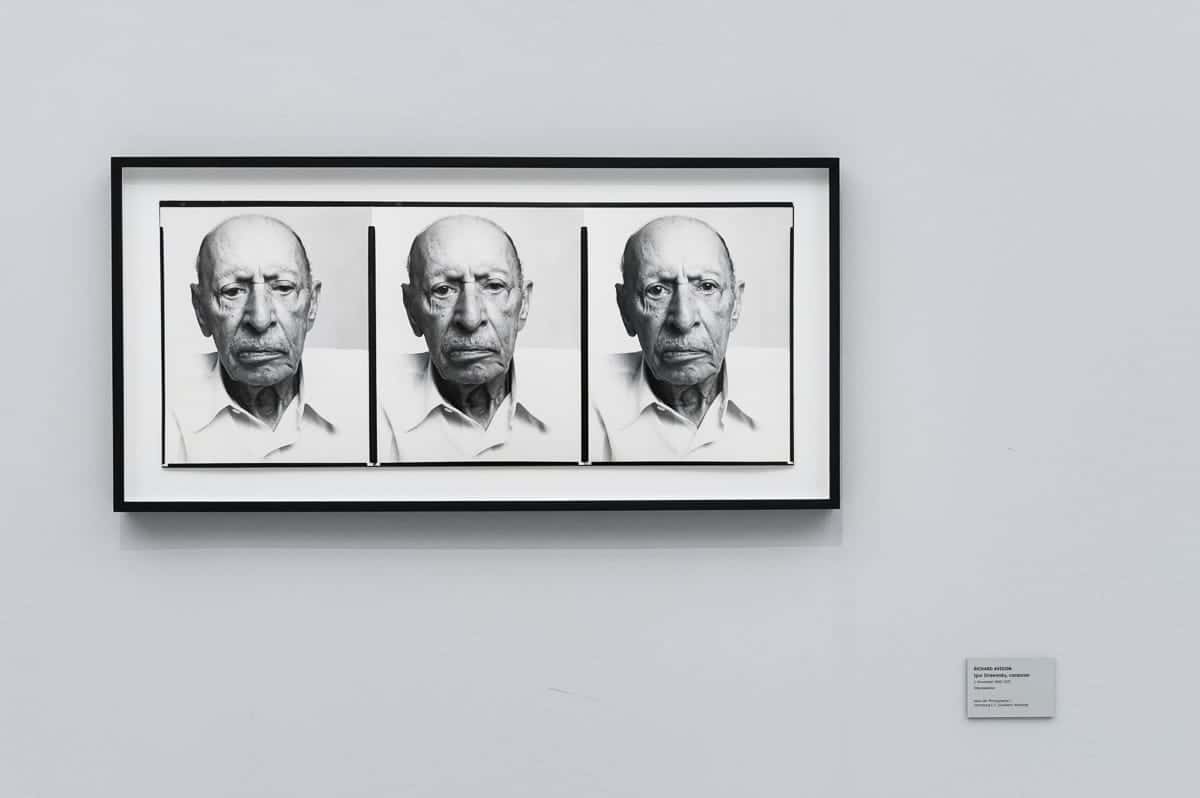 Igor Strawinsky - Triptychon von Richard Avedon (Foto: Simon Bierwald, Indeed Photography)
