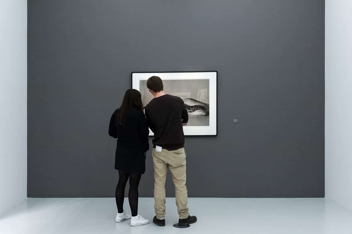 Nastassja Kinski mit Boa - Richard Avedon in der Concept of Lines-Ausstellung, Hamburg (Foto: Simon Bierwald, Indeed Photography)