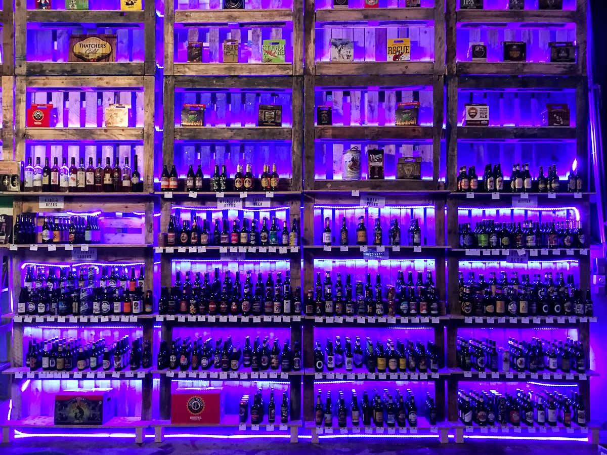 Ein Teil der Erweiterung von Achims Shop zur Düsseldorfter Craft Bier Co.