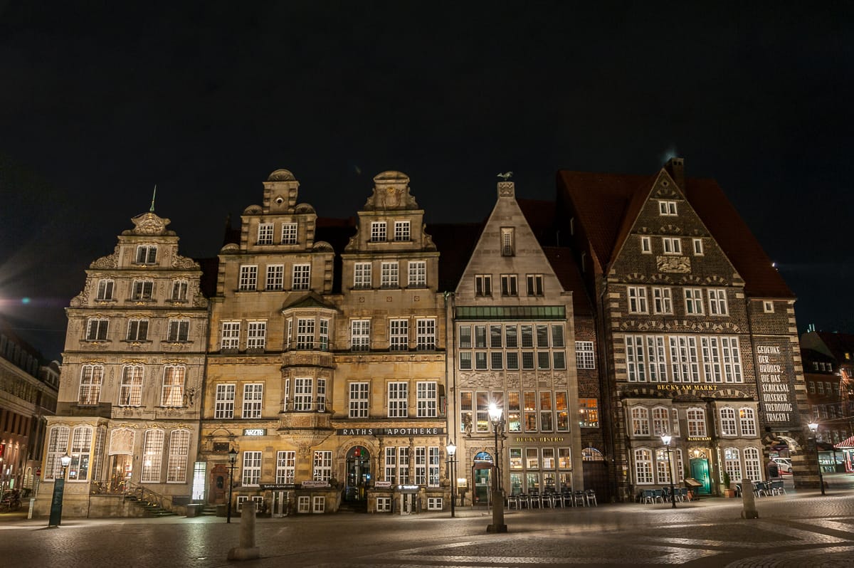 Marktplatz bei Nacht