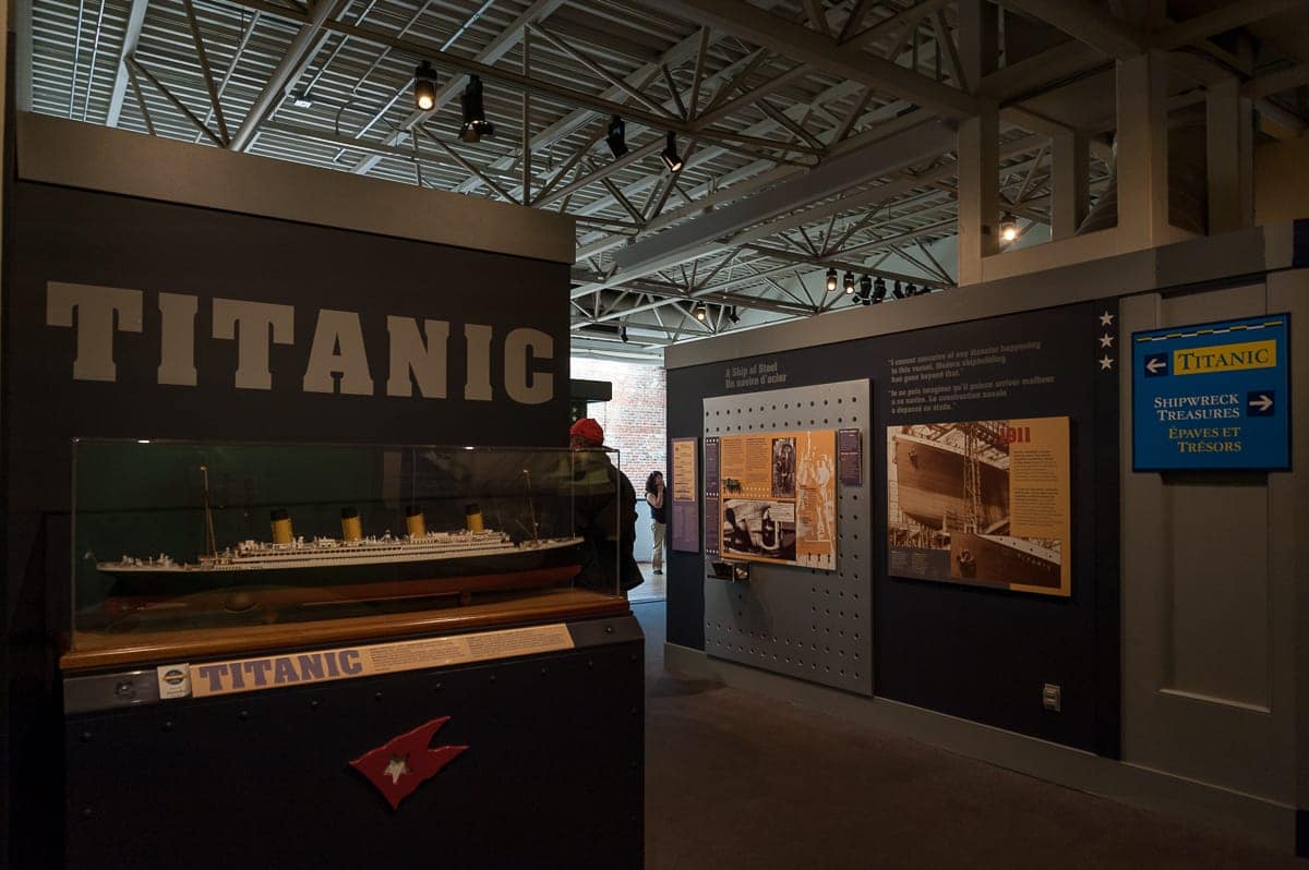 Galerie für die Titanic im Maritime Museum of the Atlantic