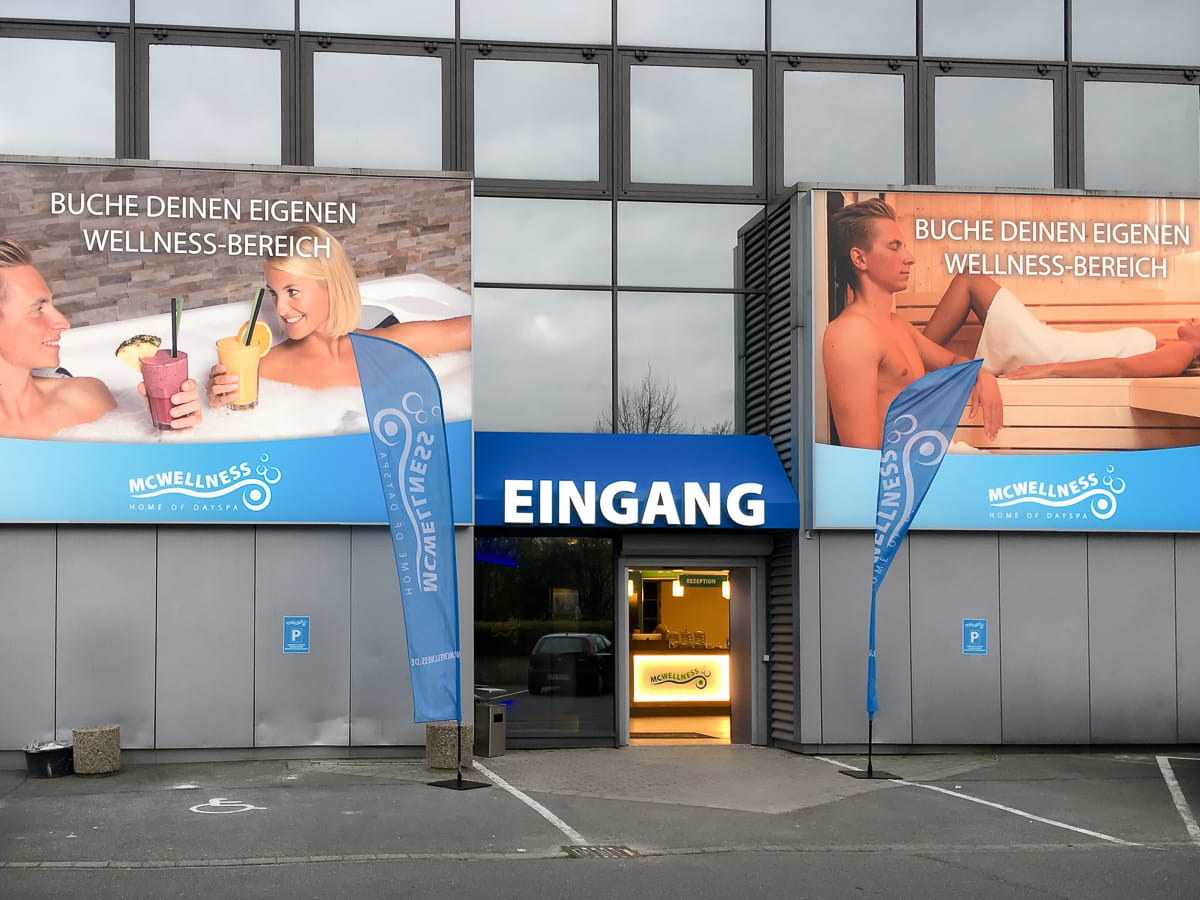 Eingang zu McWellness Dortmund II