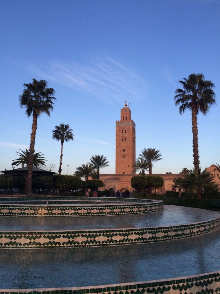 Koutoubia-Moschee bei Tag