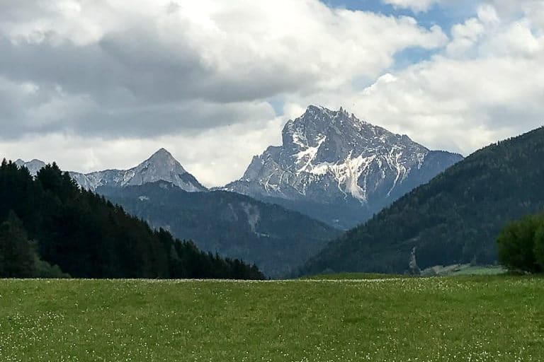Blick auf die Berge