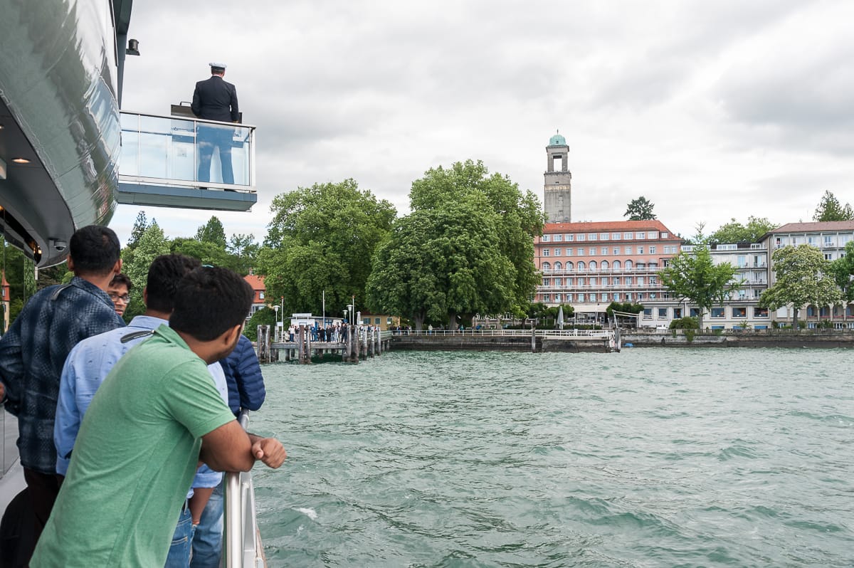 Ankunft in Bad Schachen