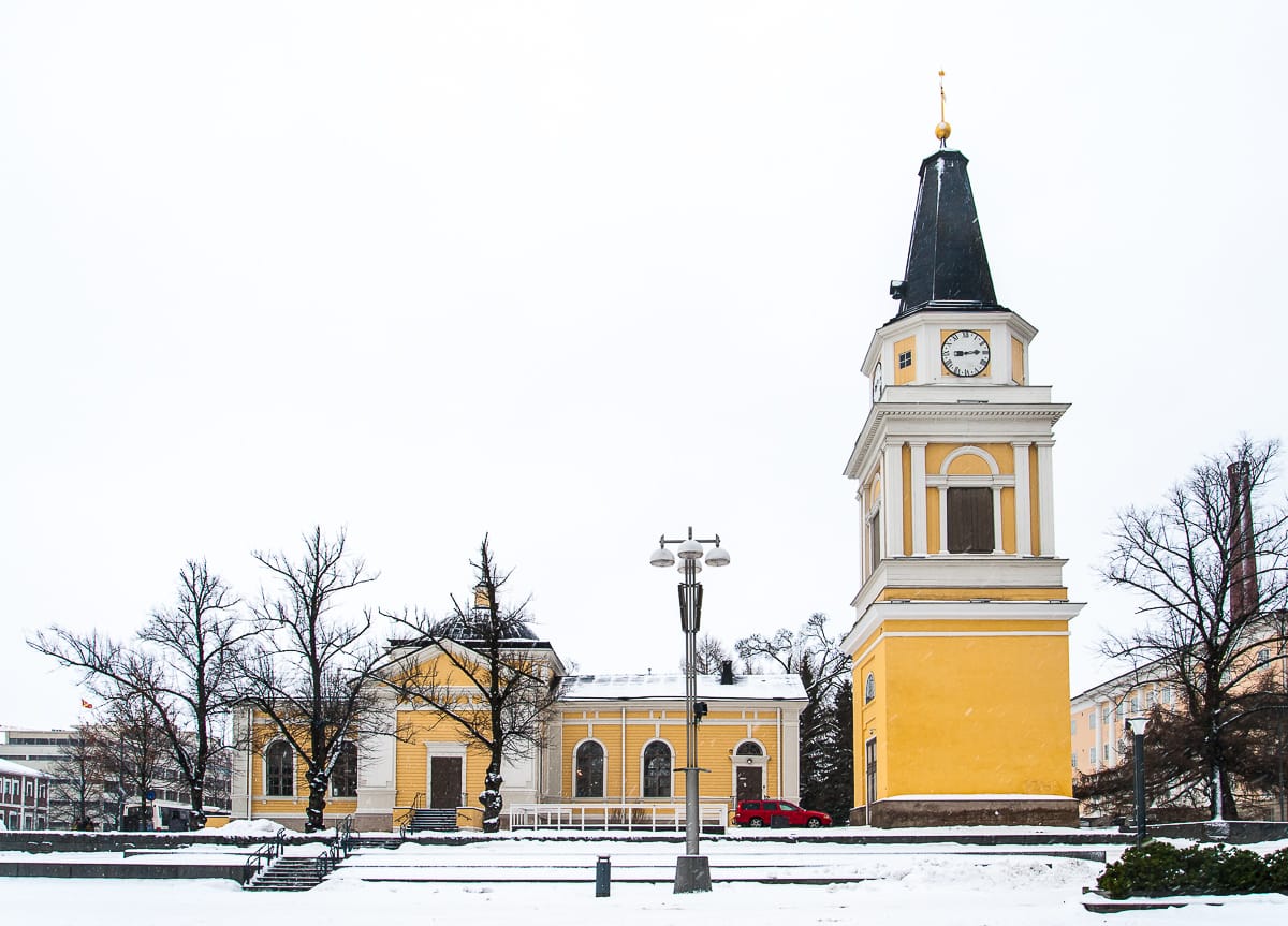 Die alte Kirche Ende Januar 2015