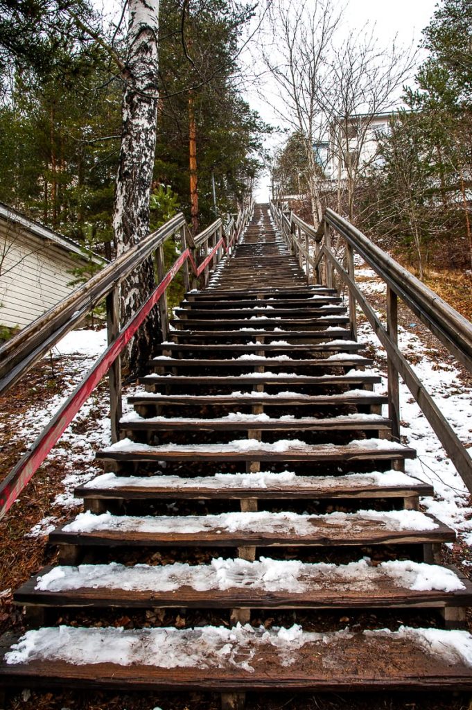 Pispala: Treppen