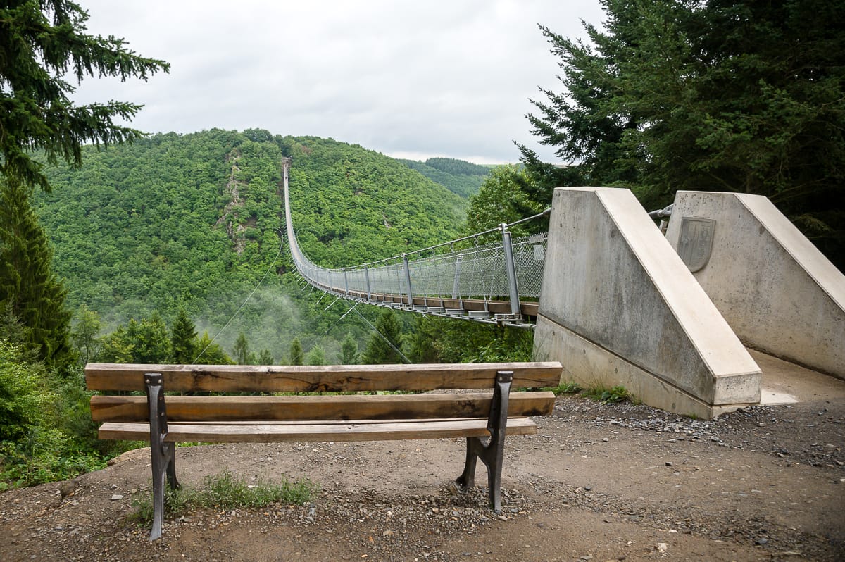 Geierlay-Hängeseilbrücke über den Mörsdorfer Bachtal