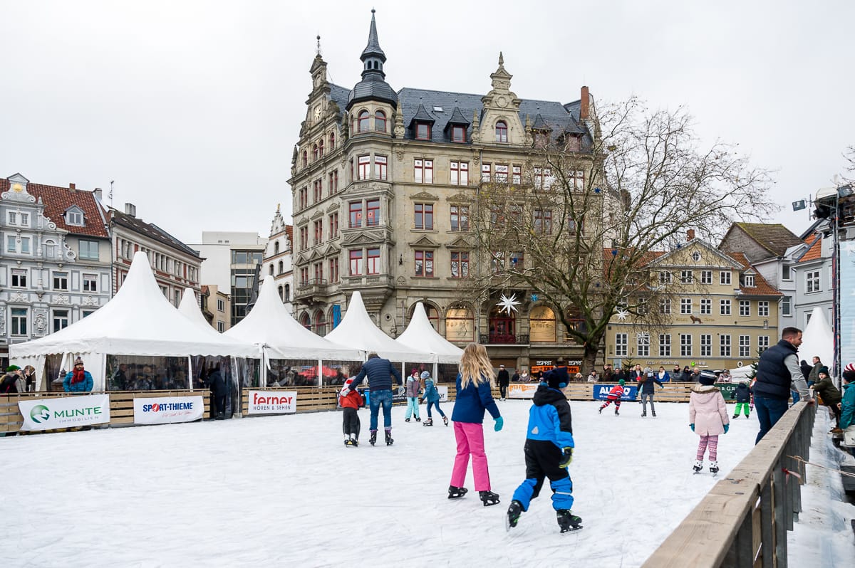 Kohlmarkt mit Eislauffläche