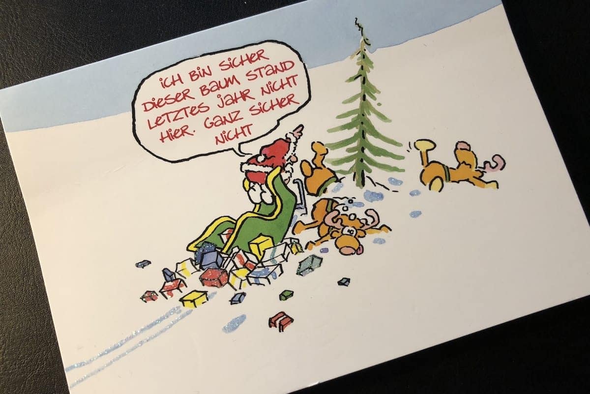 Weihnachtspostcard aus Osnabrück