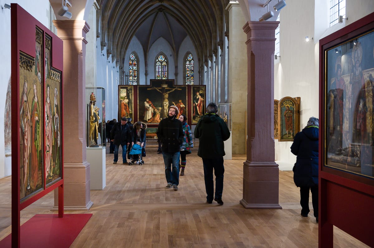 Der Weg zum Isenheimer Altar in der Kapelle