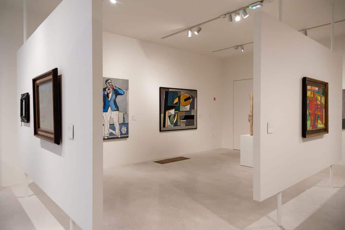 Moderne Kunst im Museum