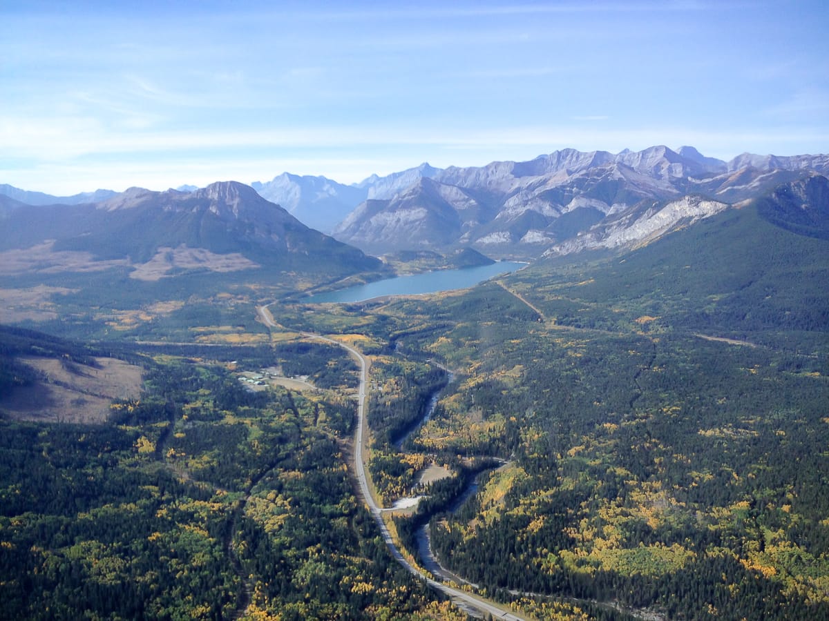 Kananaskis Country von oben