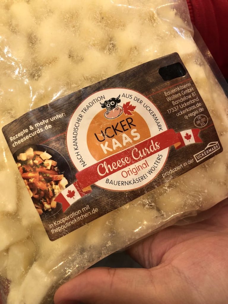 Die echten deutschen Cheese Curds aus der Uckermark in Zusammenarbeit mit The Poutine Kitchen