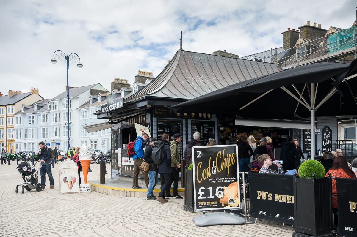 Fish & Chips an der Promenade