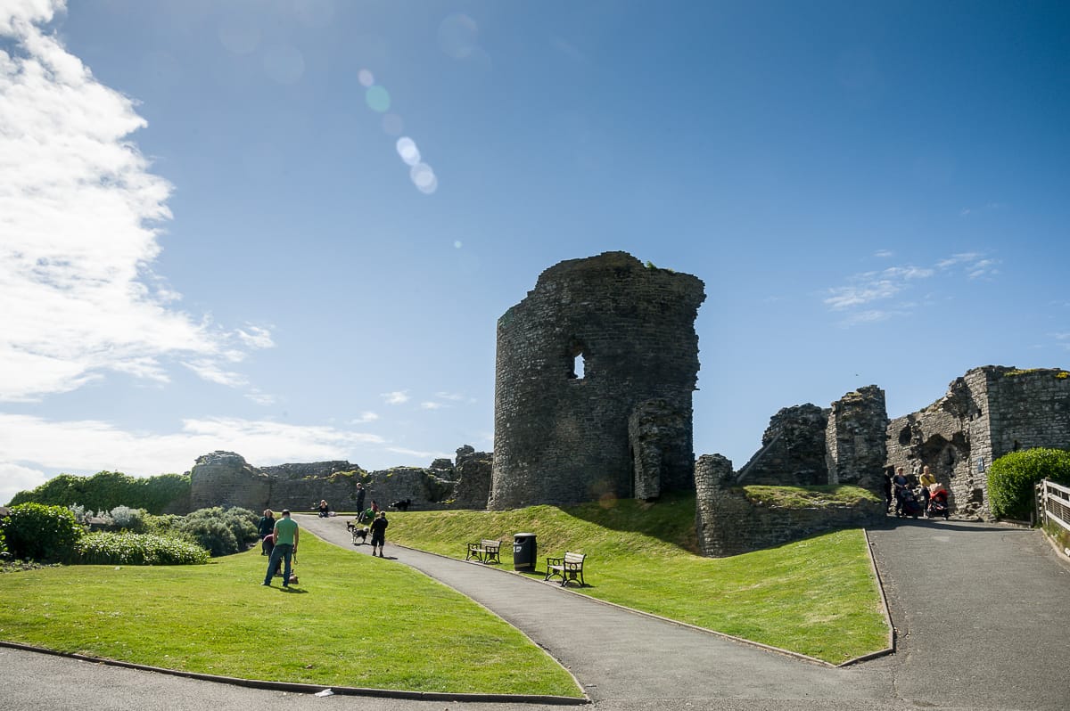 Ruinen des Aberystwyth Castle
