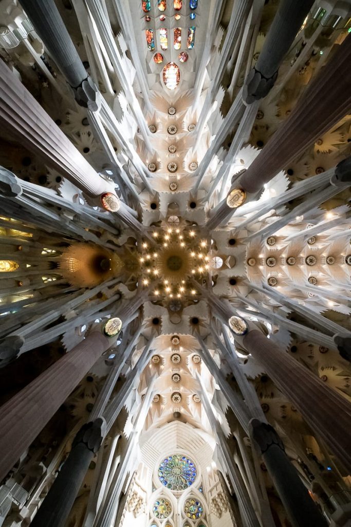 Decke der Sagrada Familia, Barcelona