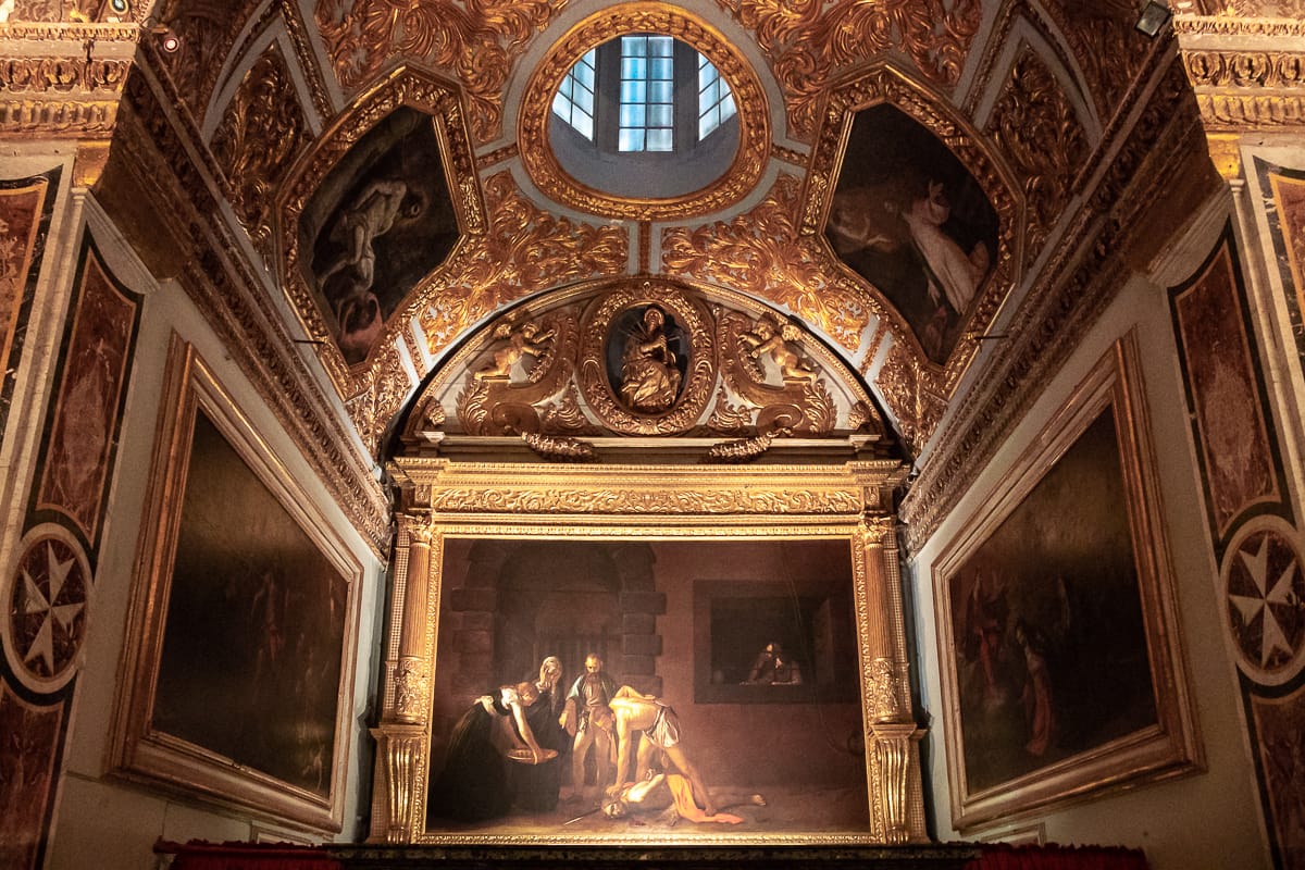 Caravaggios Gemälde "Die Enthauptung des Johannes des Täufers"