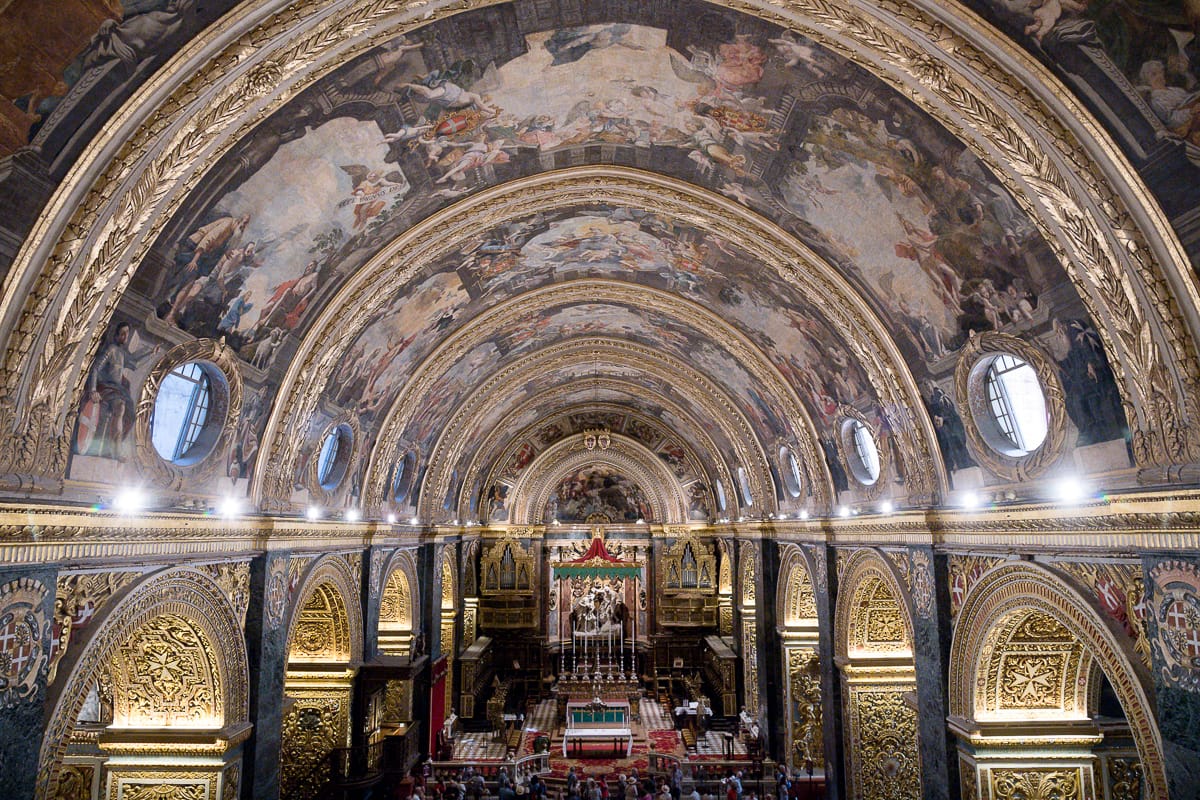 Beeindruckende Decke von Mattia Preti