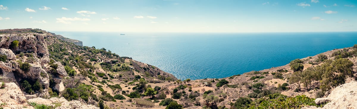 Ausblick von den Dingli Cliffs
