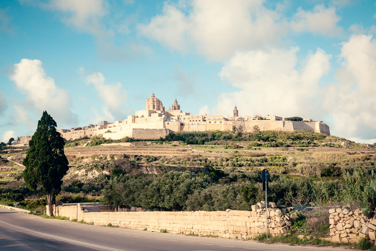 Mdina im Sonnenschein
