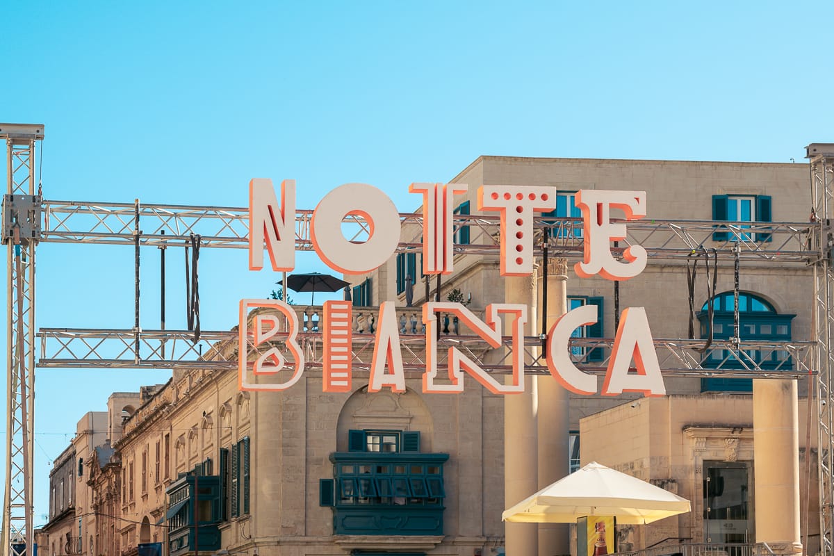 Notte Bianca - eines der zahlreichen Festivals auf Malta