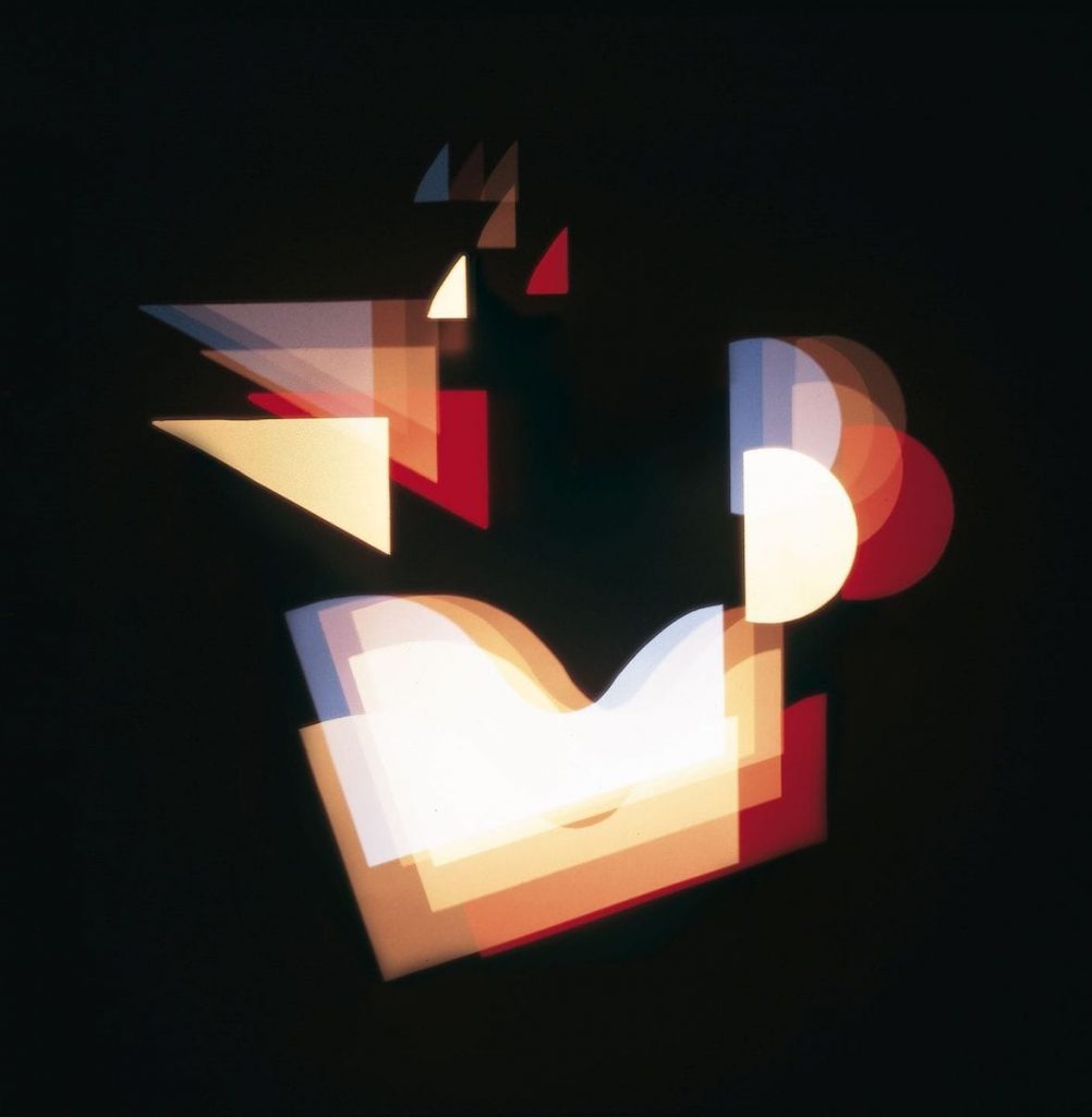Ludwig Hirschfeld-Mack, Farbenlichtspiele, 1923, Rekonstruktion 1999, Stiftung MUSEION. Museum für moderne und zeitgenössische Kunst Bozen, © Estate of Ludwig Hirschfeld-Mack
