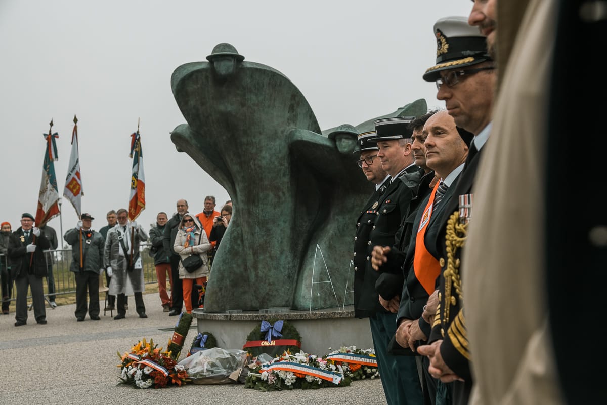 Gedenkfeier am Juno Beach