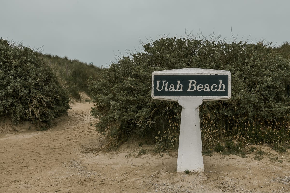 Durchgang zum Utah Beach.