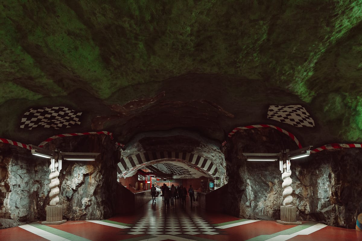 U-Bahn (Tunnelbana) Haltestelle Kungsträdgården, Stockholm