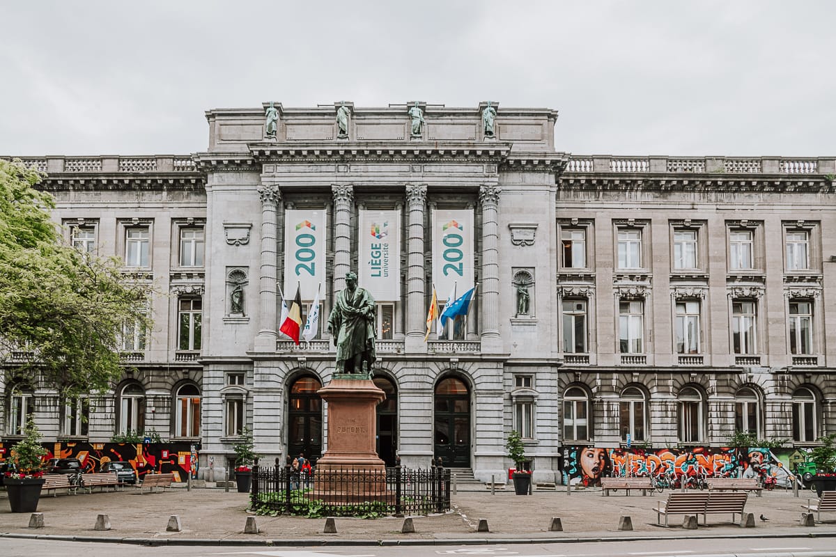 Hauptgebäude der Université Liège/Universität Lüttich