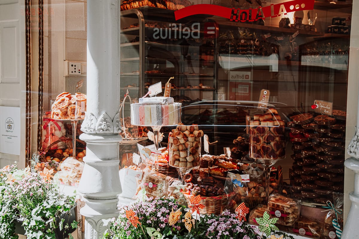 Schaufenster von Une Gaufrette Saperlipopette