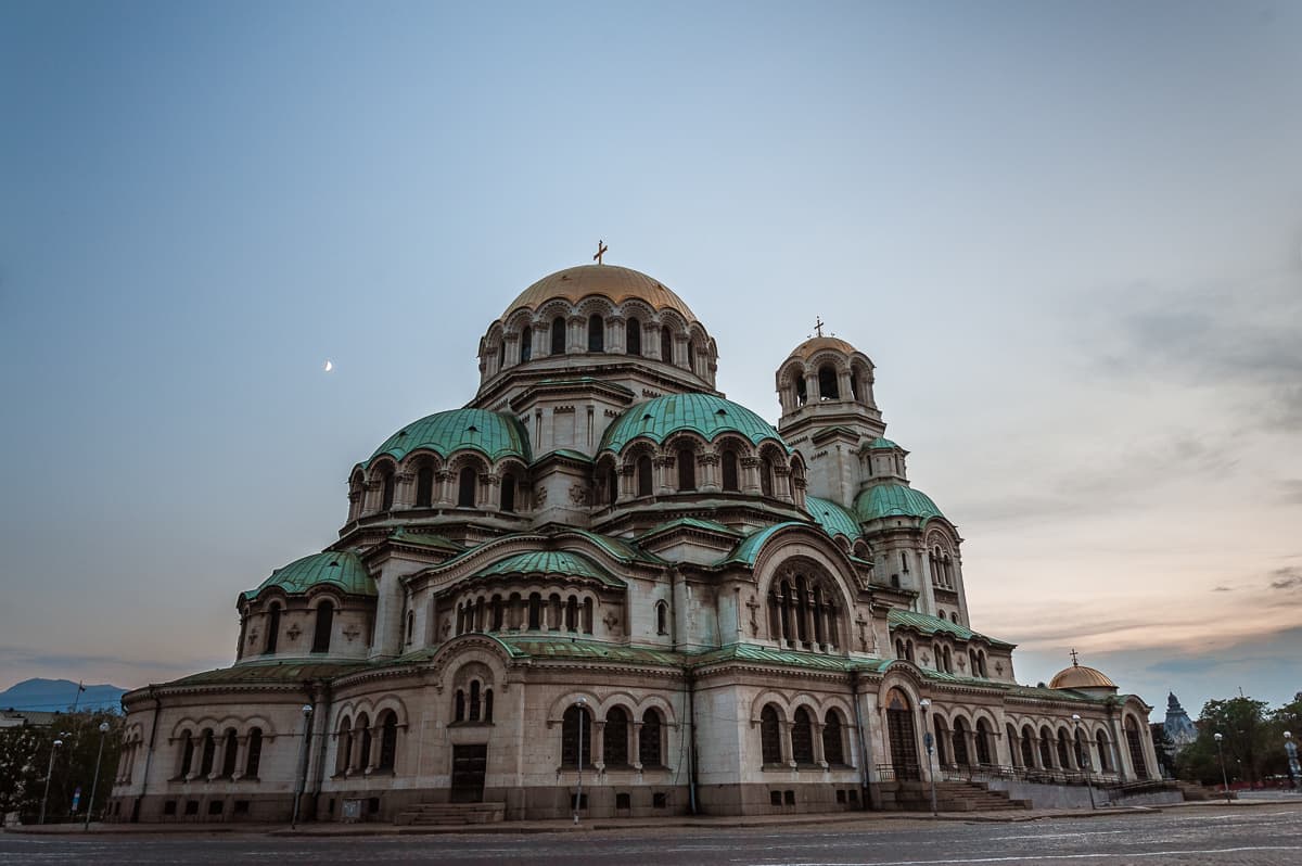 Patriarchalkirche der bulgarisch-orthodoxen Kirche: die Alexander-Newski-Kathedrale in Sofia.