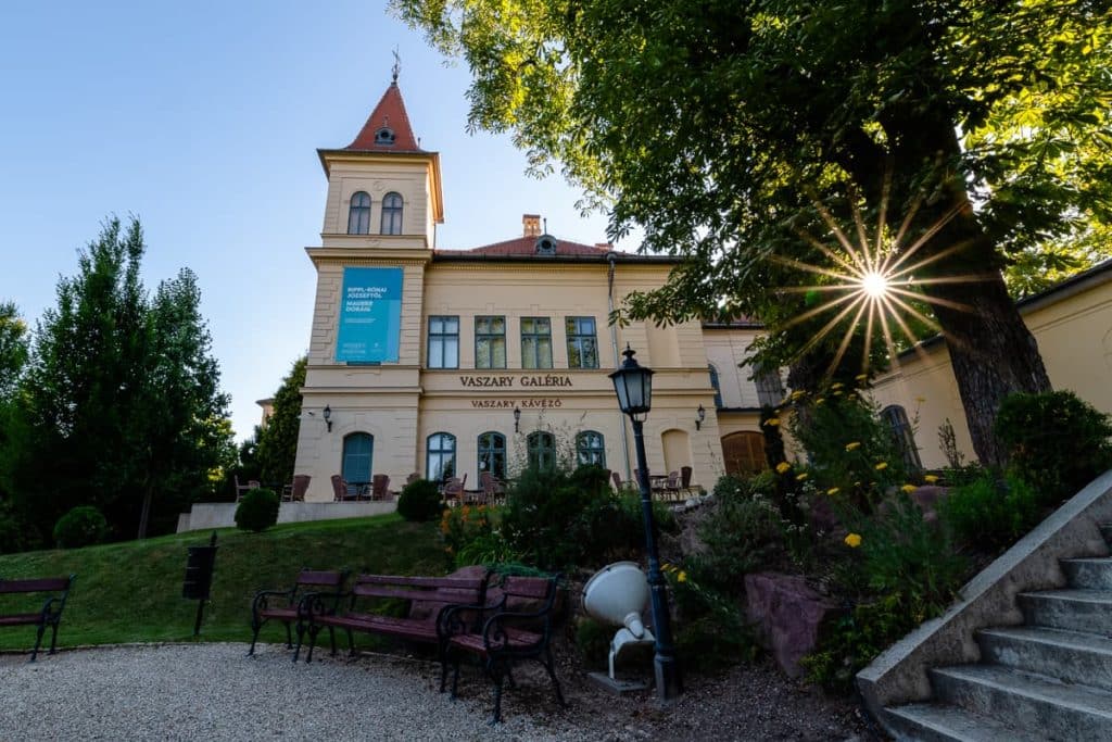 Vaszary Galéria in Balatonfüred unweit des Balaton.